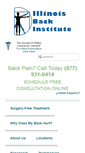 Mobile Screenshot of illinoisbackpain.com